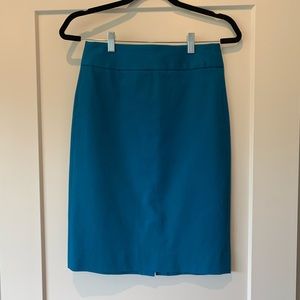 Banana Republic Blue Pencil Skirt, Size 0